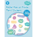 Learning Can Be Fun Pop of Praise Pastel Merit Stickers Pack