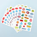 Learning Can Be Fun Pop of Praise Retro Merit Stickers Pack