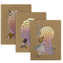 Moleskine Alice's Adventures in Wonderland Cahier Journals XL Ruled Pack of 3