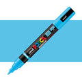Uni Posca PC-5BR 1-4mm Brush Tip Paint Markers#Colour_LIGHT BLUE