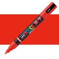 Uni Posca PC-5BR 1-4mm Brush Tip Paint Markers#Colour_RED