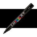 Uni Posca PC-5BR 1-4mm Brush Tip Paint Markers#Colour_BLACK