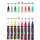 Uni Posca PC-5BR 1-4mm Brush Tip Assorted Markers Set of 16