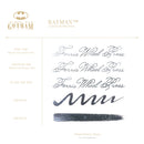 Ferris Wheel Press x The Shadows Over Gotham City The Marquise Batman Fountain Pen & Ink Set
