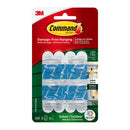 Command Outdoor Clear Light Clips Pack of 12