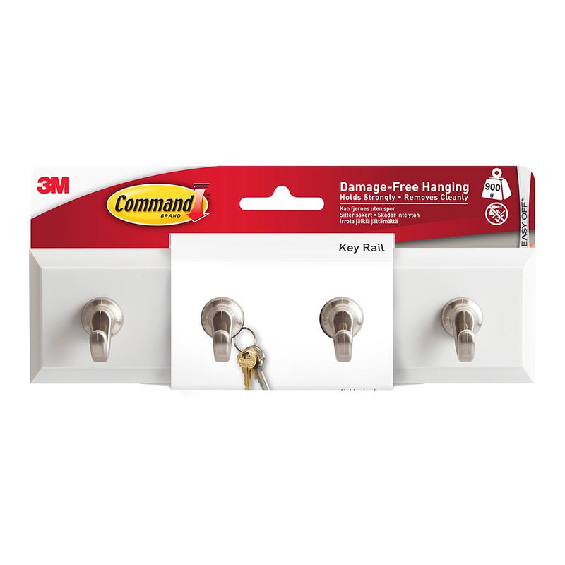 Command Quartz Key Rail