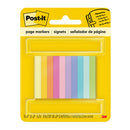 Post-it 13x43mm Assorted Page Markers Pack of 10