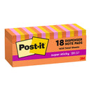 Post-it 76x76mm Energy (Rio) Super Sticky Pop Up Notes Pack of 18
