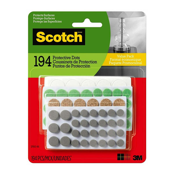 Scotch Protective Dots Assorted Sizes Pack of 194