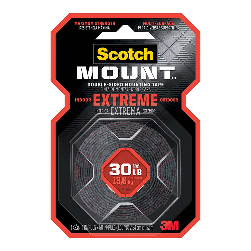 Scotch Extreme 2.5cm x 1.5m Mounting Tape