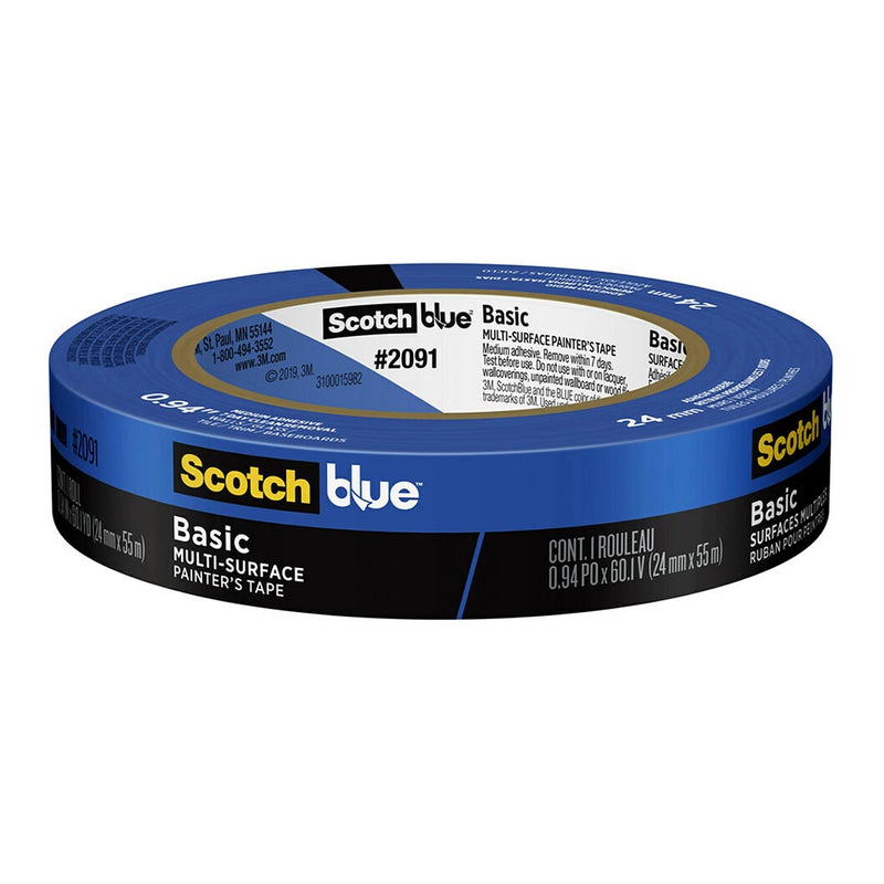 ScotchBlue Basic 24mm x 55m Painter's Tape