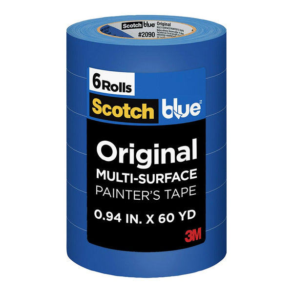 ScotchBlue Original 24mm x 55m Painter's Tape Pack of 6