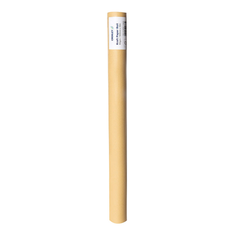 Croxley Kraft Wrap 500mmx10m 60gsm Roll