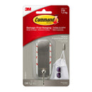 Command Medium Brushed Nickel Hook