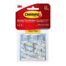 Command Medium Clear Wire Hook Pack of 6