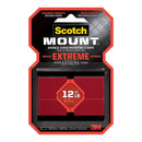 Scotch Extreme 2.5x7.6cm Mounting Strips Pack of 8