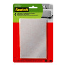 Scotch Rectangle Beige Felt Pads Pack of 4
