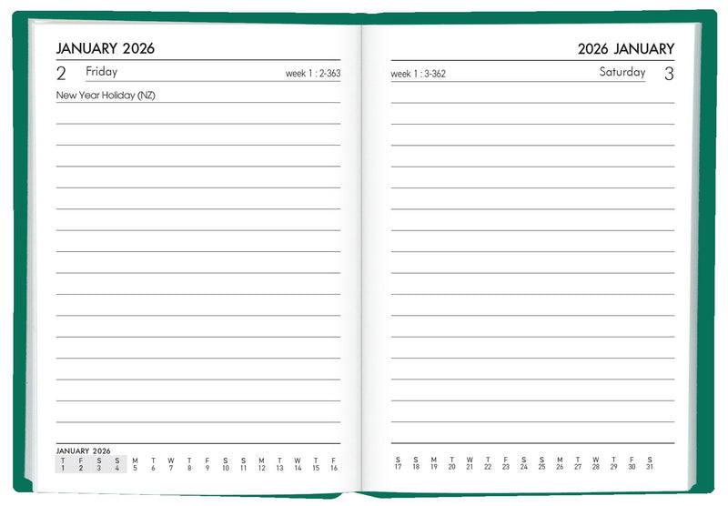 Collins Diaries A71P Even Year