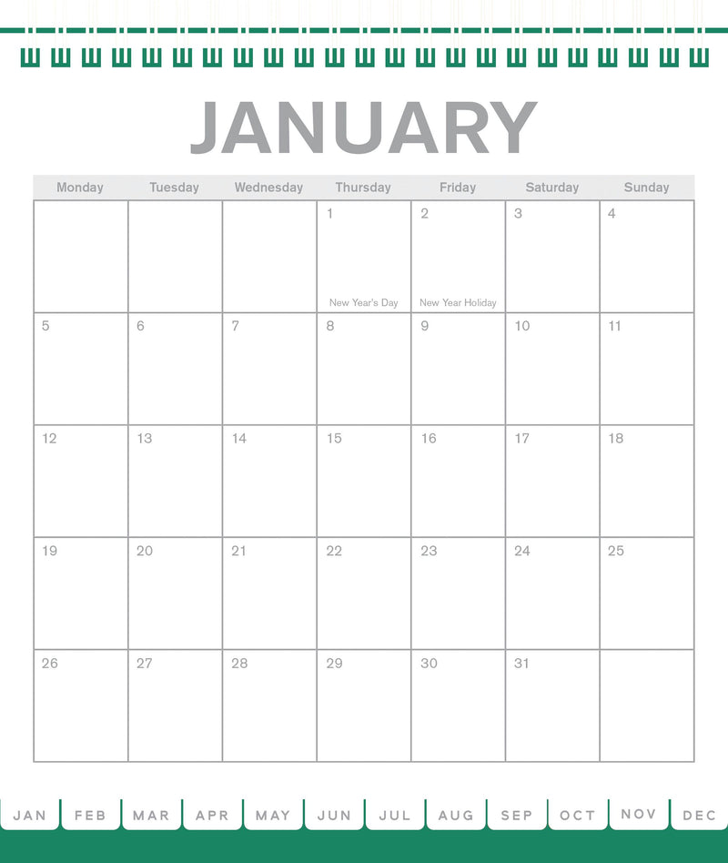 Collins Desk Calendar Kaleidoscope Even Year 