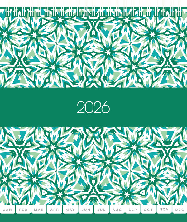 Collins Desk Calendar Kaleidoscope Even Year 