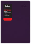 Collins Rhapsody A51 Day to Page Diaries Even Year#Colour_ROYAL PURPLE