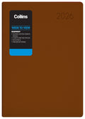 Collins Rhapsody A73 Week to View Diaries Even Year#Colour_CAPPUCCINO