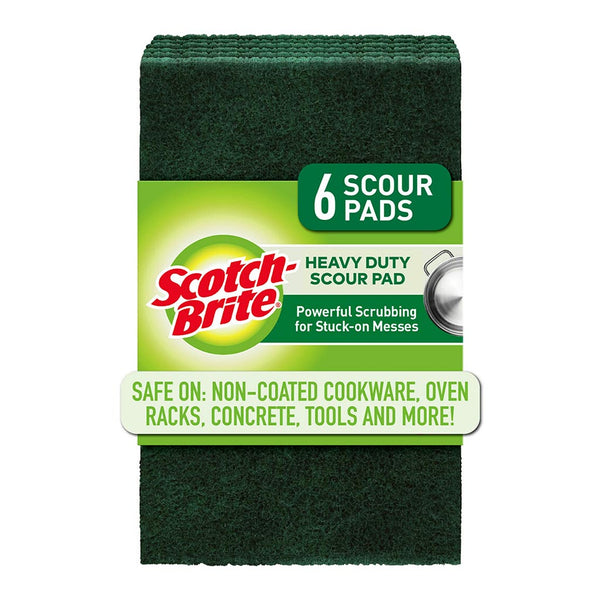 Scotch-Brite Heavy Duty Scouring Pad Pack of 6