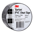 3M Tartan 1353 Silver Grey 75mm x 30m Duct Tape
