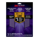 3M Pro Grade Precision Grit Sanding Sheets Pack of 3