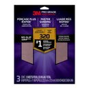 3M Pro Grade Precision Grit Sanding Sheets Pack of 3