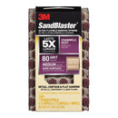 3M SandBlaster Maroon 80 Grit Sanding Sponge 