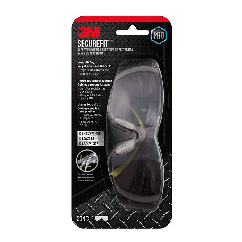 3M Pro SecureFit Mirrored Eyewear 