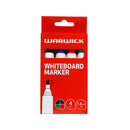Warwick Bullet Tip Assorted Whiteboard Markers Pack of 4