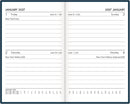 Collins Diary A72P 2 Days to Page Navy 2027
