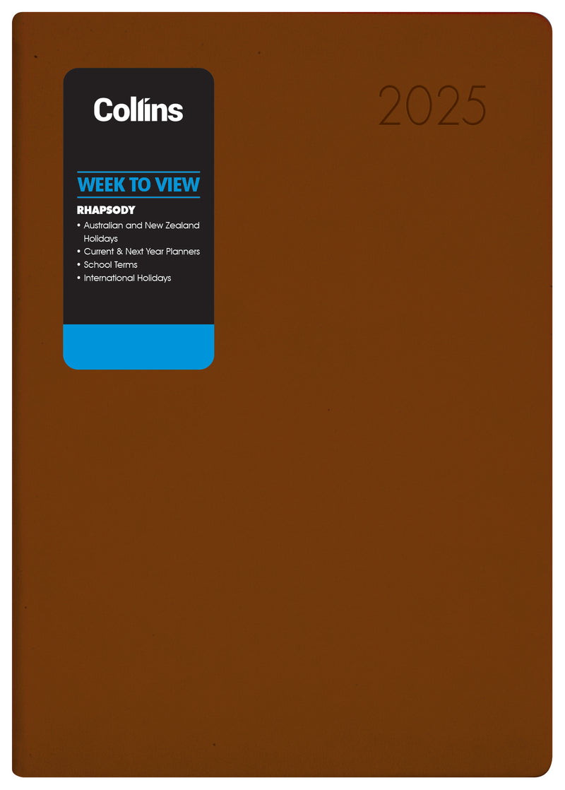 Collins Rhapsody A53 Week To View Diaries