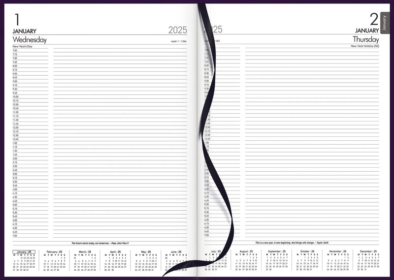 Collins Rhapsody A51 Day To Page Diaries