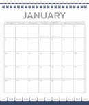 Collins Desk Calendar NZ Bays 2027