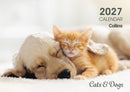 Collins Wall Calendar A4 Cats & Dogs 2027