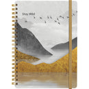 Collins A5 Undated Day Per Page Contemporary Art Stay Wild Diary