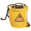 Cleanlink Heavy Duty Mop Bucket Metal Wringer 16L
