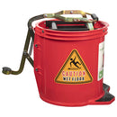 Cleanlink Heavy Duty Mop Bucket Metal Wringer 16L