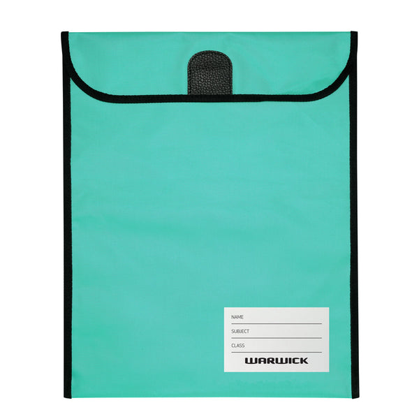 Warwick Medium 290x360mm Hook & Loop Homework Bags#Colour_AQUA