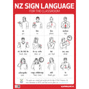 Warwick Classroom Sign Language Poster Wall Chart 