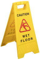 Cleanlink Safety Sign Wet Floor Yellow
