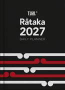 Tuhi Diary B51 Day Per Page Rātaka Black Koru 2027