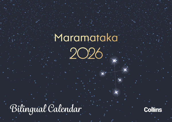 Collins Wall Calendar A4 NZ Bilingual Even Year