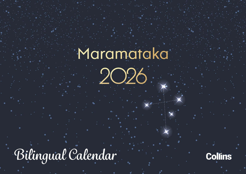 Collins Wall Calendar A4 NZ Bilingual Even Year