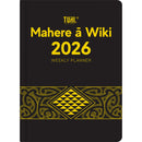 Tuhi A43 Week to View Premium Mahere a Wiki Black & Gold 2026 Diary