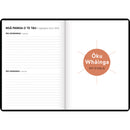 Tuhi B53 Week to View Premium Mahere a Wiki Black & Gold 2026 Diary