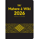 Tuhi B53 Week to View Premium Mahere a Wiki Black & Gold 2026 Diary